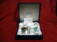 Vtg Wallace Silversmith silver Plated 2-Button PS/2 Mouse MUO6P Velvet Box NEW picture