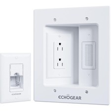 Versatile Cable Management Kit for TVs – Power 2 Devices Safely Behind Walls picture
