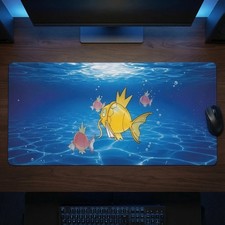 Shining Magikarp Neo Pokemon Mat Playmat Mouse Pad Desk Accessories picture