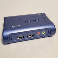 TRENDnet TK-209 Blue 2-Port USB Hot-Plug High Resolution VGA Audio KVM Switch picture