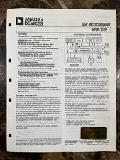 Analog Devices ADSP-2105 DSP Microcomputer Data Sheet / Technical Manual Vintage picture