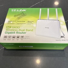 TP-Link AC1900 White Wireless Dual Band Gigabit Router (Model: Archer C9) SEALED picture
