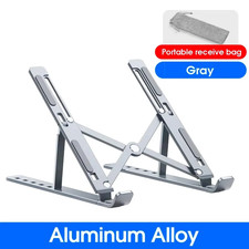 High-Efficiency Aluminum Alloy Laptop Stand, Adjustable, Heat-Dissipating, Porta picture