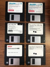 Stealth 64, Supra Drivers, Random 6 Disk Lot IBM PC Computers picture
