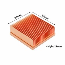 Pure Copper Heatsink DIY Heat Sink Radiator Cooling Cooler for Raspberry PI picture