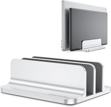 Updated Dock Version Vertical Laptop Stand Double Desktop Stand Holder picture