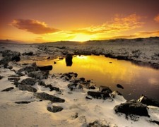 Landscape pond nature sunlight outdoors Custom Gaming Mat Desk picture