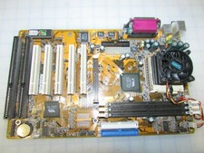 SHUTTLE AV11S835  SOCKET 370 Motherboard WITH CELERON SL46T + HEATSINK AND FAN picture