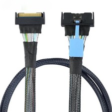 Slimline SAS MCIO SFF-8654 8i 5.0 74Pin PCIe to MCIO 8654 Server Cable picture