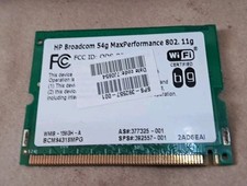 Wireless (Wi-Fi) Card, HP Broadcom 54g Max Performance 802.11g  picture