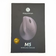 Keychron M5 8K Vertical Ergonomic Mouse, 2.4 GHz/Bluetooth + Wired - New OpenBox picture