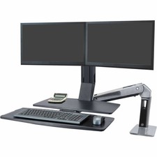 Ergotron WorkFit-A, Dual Workstation with Worksurface picture