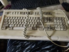 Fujitsu FKB4700 Vintage Mechanical Keyboard w/ 5 Pin DIN | Tested & Working EXT picture