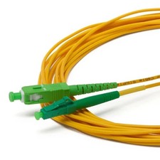[2pcs] 5M LC APC-SC APC Simplex OS2 9/125 Patch Cord LSZH FTTH Fiber Cable picture