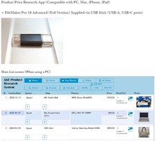 Price Research App (Compatible with PC, Mac, iPhone, iPad) + FileMaker Pro18adv. picture
