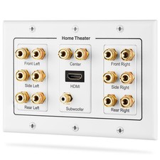 Fosmon HD8006 3-Gang 7.1 Surround Distribution Home Theater Gold Plated Copper picture