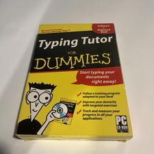 For Dummies Typing Tutor Educational PC CD-ROM + Reference Book Windows 98-XP picture