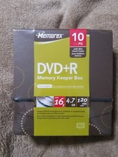 Memorex DVD+R 10pk memory keeper box (A11) picture