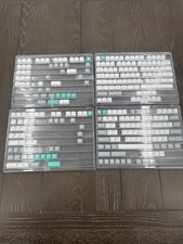 Slate, White, Green Replacement Keycaps In Plastic Trays, New picture