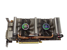 POV GEFORCE GTX 570 1GB GDDR5 PCI-E GRAPHICS CARD 2x DVI HDMI DP #GK9365 picture