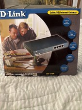 D Link Cable /DSL Internet Gateway DI-704 Modem Firewall Router Modem Port picture