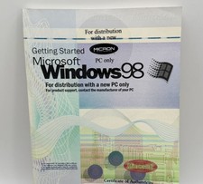 Getting Started Microsoft Windows 98 with Product Key MANUAL ONLY picture
