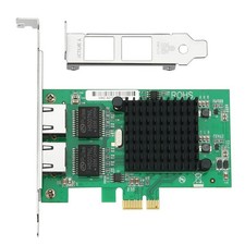 Intel 82576EB Dual Port Gigabit PCIe Server Adapter, 2x RJ45 10/100/1000Mbps PCI picture