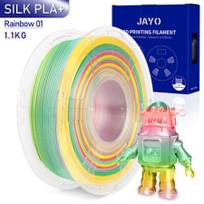 JAYO 1.75mm SILK PLA+ 3D Printer Filament Dual-Color Tri-Color Shiny 1.1KG Quad- picture