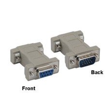 [x10] DB9 Female to HD15 Male Adapter Molded Shielded MultiSync Monitor/VGA Card picture