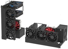 DIY Computer Case PC Frame Desktop Chassis Rack Stand Open Air case Fit ATX X... picture