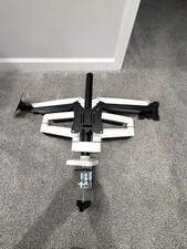 MOUNTUP Triple Monitor Mount MU8003 White Gas Spring Desk Clamp Arm 17-32