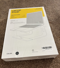 Nulaxy C3 Aluminum Foldable Laptop Stand/Riser Gray Fits Up to 15.6 in picture