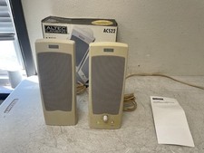 Altec Lansing ACS22 Beige Powered Computer Speakers picture