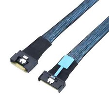 PCI-E 5.0 MCIO x8 74P TO SAS4.0 SFF-8654 8i 74Pin Extension Cable,24 Gbps picture