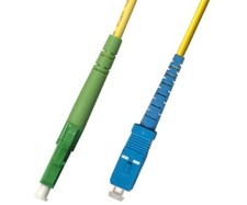 1M Singlemode Simplex Fiber Optic Cable 9/125 LC APC SC UPC Patch Cable Network picture