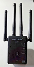 WAVLINK WI-FI PLUG-IN BLACK AP/ROUTER AC 1200 MEASURES 6.5 X 3.25 INCHES EXC CON picture