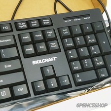 SKILCRAFT Ability One NSN6774742 USB Wired Keyboard, Black picture