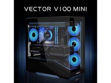 Lian Li VECTOR V100 MINI Micro Form Factor Compact PC Case, Pre-install 4 x picture