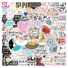 60PCS Speech Language Pathologist Stickers 1.5-3.0 inches, Slp picture