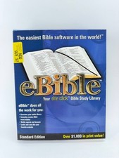 eBible Standard Edition Bible Study Library PC CD-ROM Software New Sealed picture
