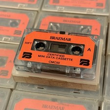 (3) Braemar Mini Data Cassette Tapes CMC50 50ft YOU GET 3 USED CASSETTES picture