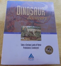 1993 Applied Optical Media Corp. Dinosaur Discovery CD-Rom for MAC NISB picture