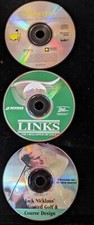 3 VINTAGE GAMES for 1 PRICE LINKS, THE MASTERS, JACK NICKLAUS UNLIMITED GOLF picture