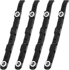 4 PCS Chassis Hard Drive Mounting Plastic Rails, Black picture
