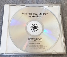 Vintage PC software CD-ROM - Polaroid PhotoMAX by ArcSoft - Creative picture