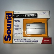 Creative Labs Sound Blaster MP3+ External USB Sound System SB0270 SEALED NEW picture