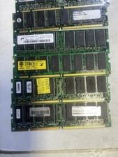 256MB PC-100 KINGSTON 128 MB Assorted SDRAM PC100 3.3V Ram Memory Stick Total 6 picture