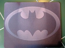 BATMAN LOGO Dark  DC Comics  Anti slip COMPUTER MOUSE PAD 9 X 7inch picture