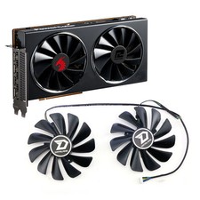 Cooling Fans Replacement Fans for POWERCOLOR RX 5700XT 5700 5600XT Red Dragon picture