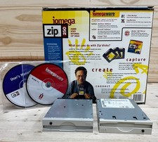 Iomega Zip 250MB Atapi Internal Drive 2-Pack PC Mac G3/G4 Vintage UNTESTED Parts picture